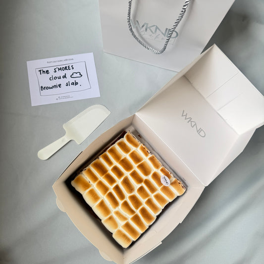 Smores Cloud Brownie Slab